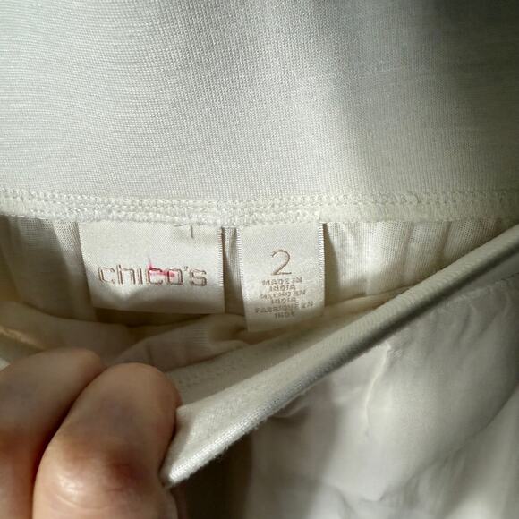 Chico's Earthen Ombre Neutral Maxi Skirt Chico's size 2, Women SZ M - Picture 3 of 5